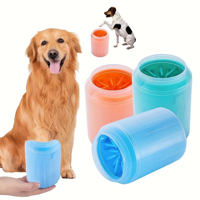 Paw Plunger Pet Paw Cleaner Soft Silicone Foot Cleaning Cup Portable Cats  Dogs Paw Clean Brush Home Practical Supplies 3 Sizes