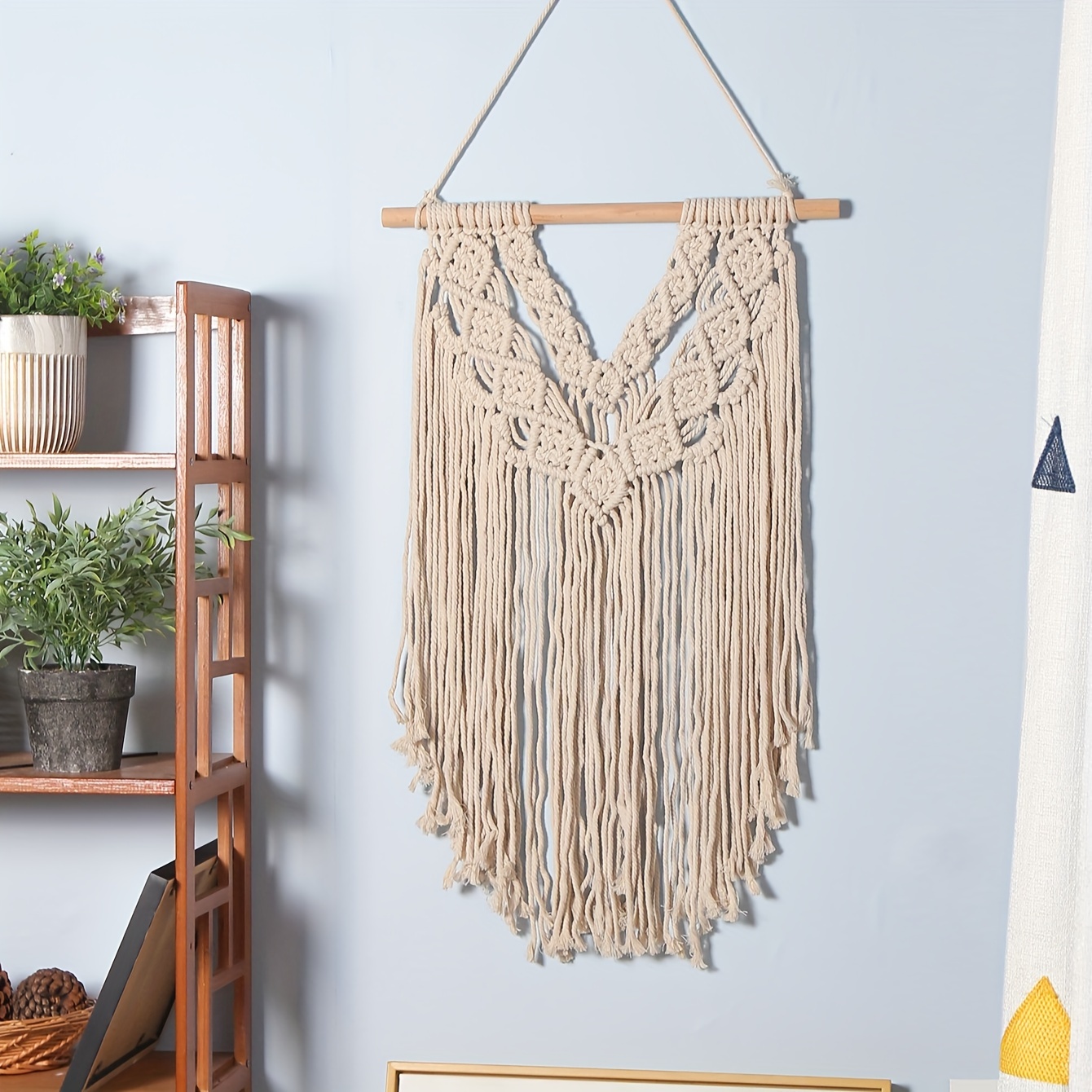 Boho Hand woven Tapestry Wall Hanging Tapestry Tassels - Temu