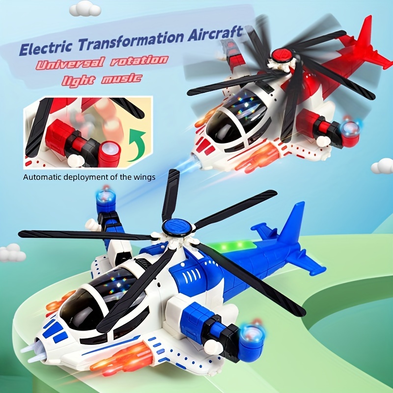 Modèle d'avion pour enfants, jouet d'avion volant en métal avec base de  train d'atterrissage et roues