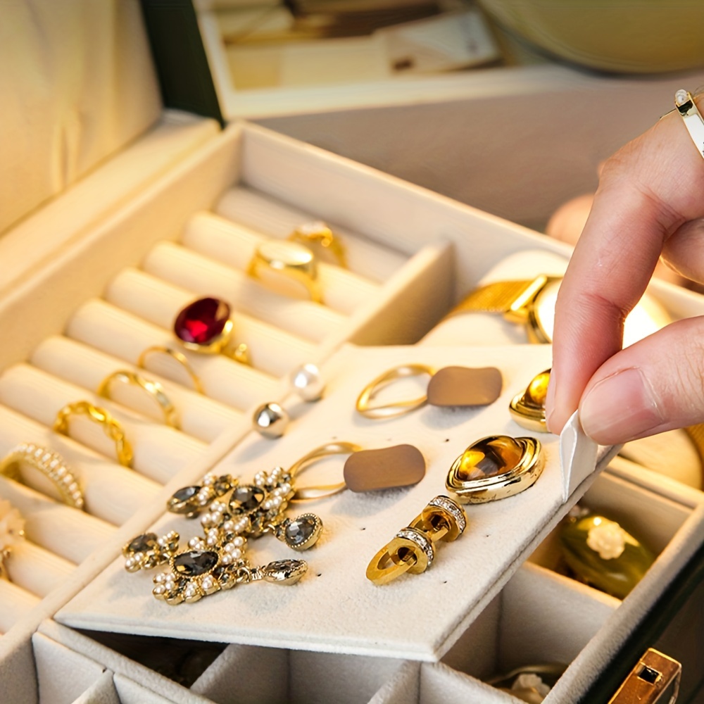 Desktop Jewelry Storage Box Large Capacity Organizer Case Box