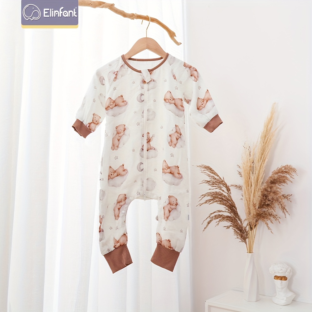 Digital Print Bamboo Long Sleeve Sleeping Bag for Babies