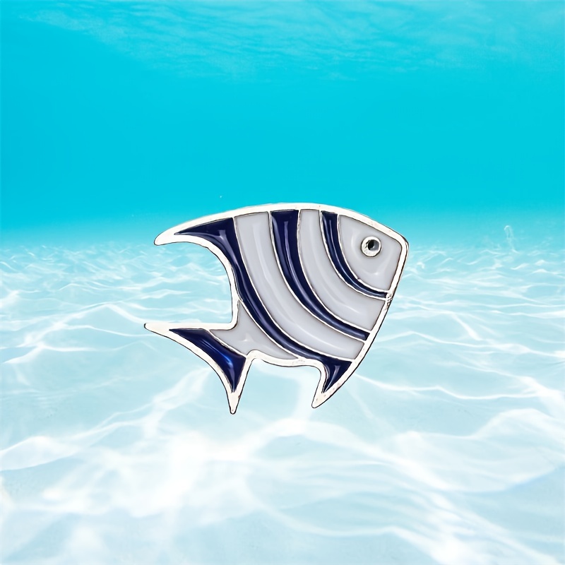 Creative Cartoon Small Fish Shape Brooch For Men Fashion - Temu