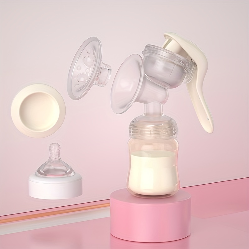 Manual Breast Pump with Strong Suction, Painless Milk Collection Device