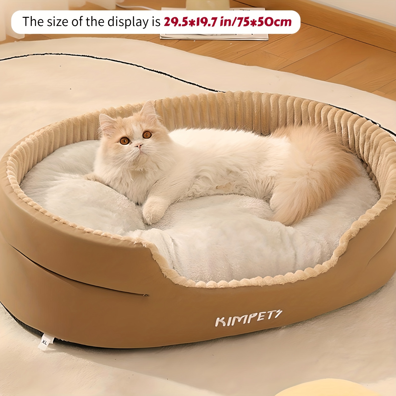 HOOPET Dog Bed Padded Cushion for Small Big Dogs Sleeping Beds and Houses  for Cats Super Soft Durable Mattress Removable Pet Mat