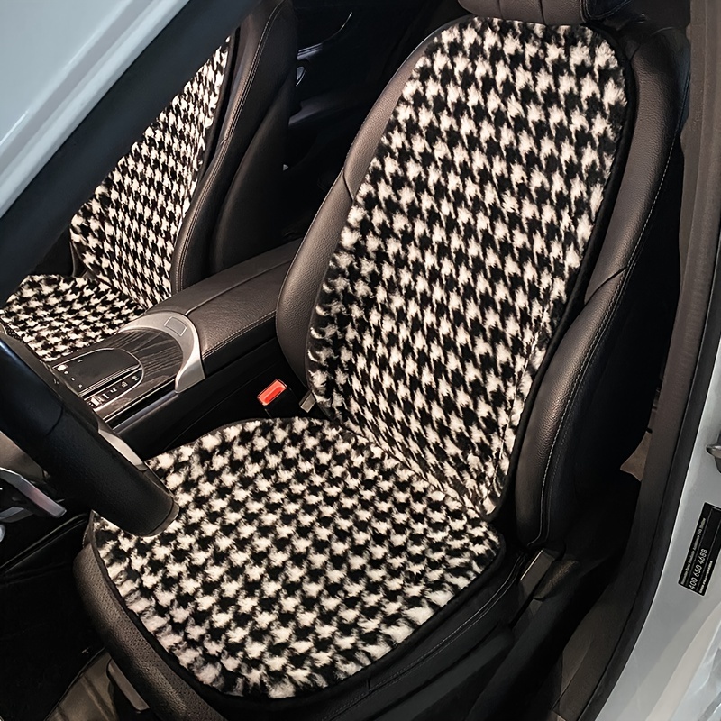 Headrest Houndstooth Seat Cushion, All-inclusive Car Seat Cover