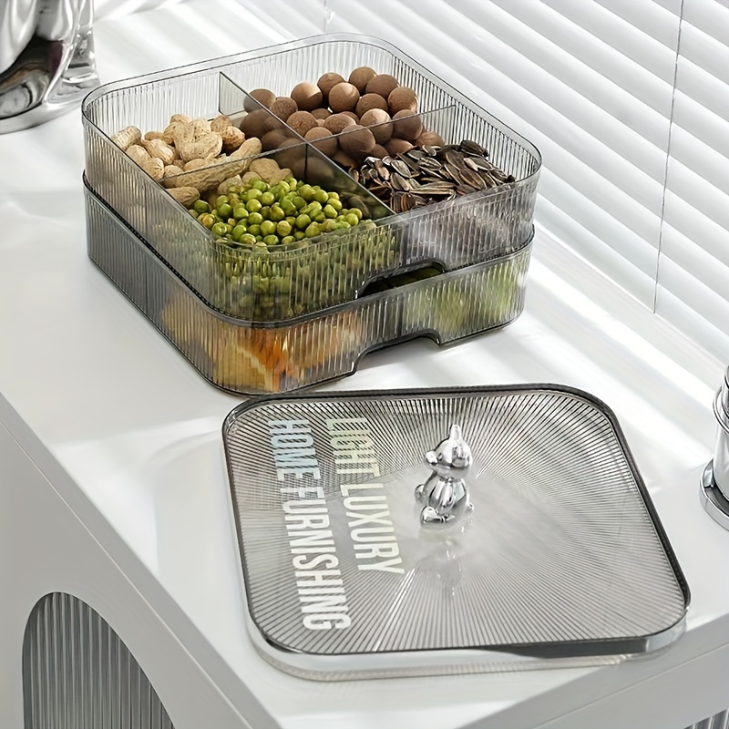 Transparent Pet Fruit Tray Household Living Room Coffee - Temu