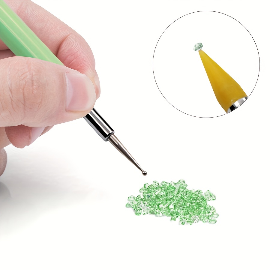 Double Head Acrylic Nail Point Drill Crayons Self-Adhesive