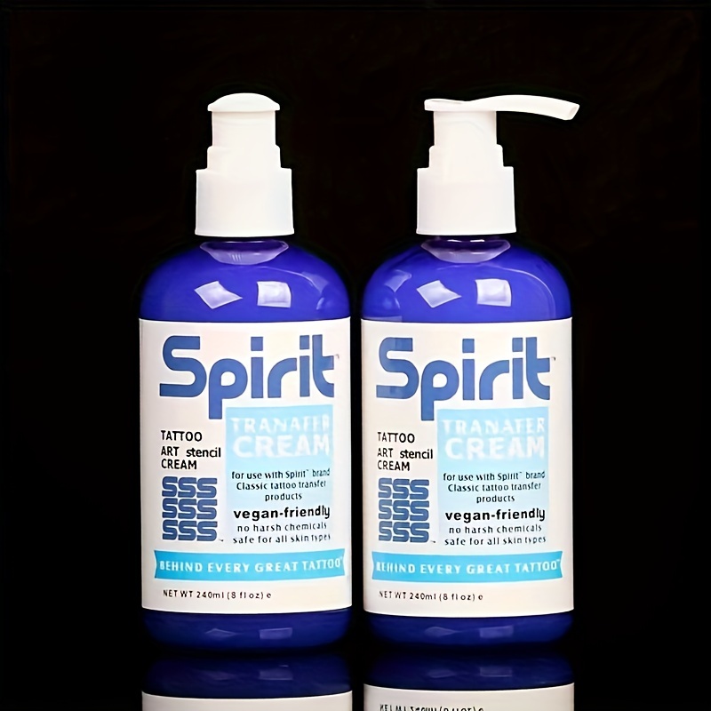 Tattoo Transfer Gel Solution & Cleaning Solution Set