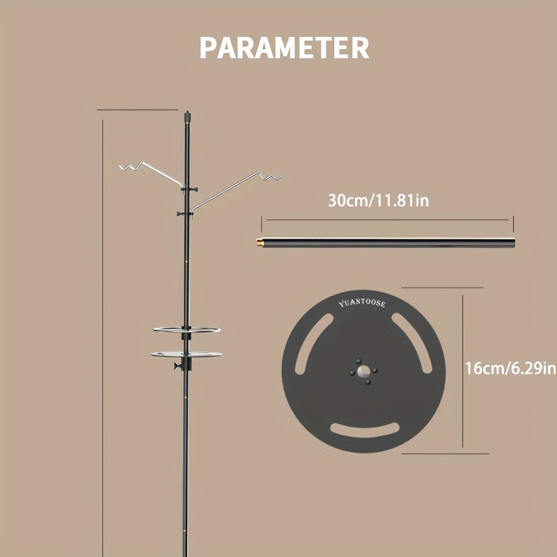 Camping Lantern Stand Outdoor Lantern Hanger Lightweight - Temu