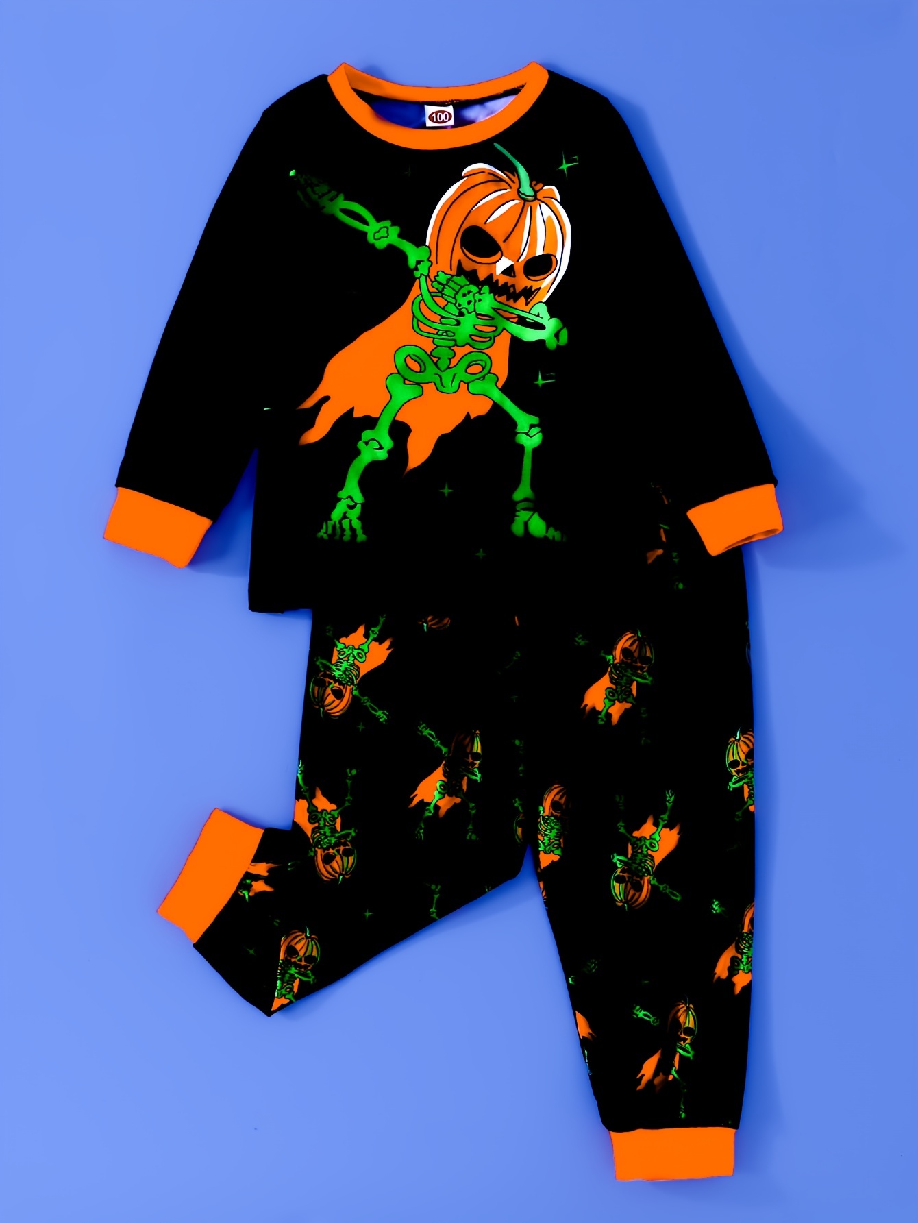 Boy's Halloween Style Outfit 2pcs Set Felpa Cappuccio E - Temu Italy