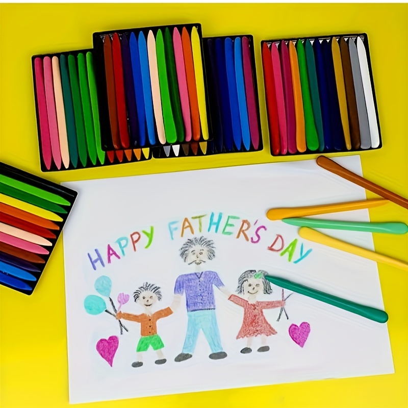 Triangular Children's Crayons, Crayon Drawing Kids Children