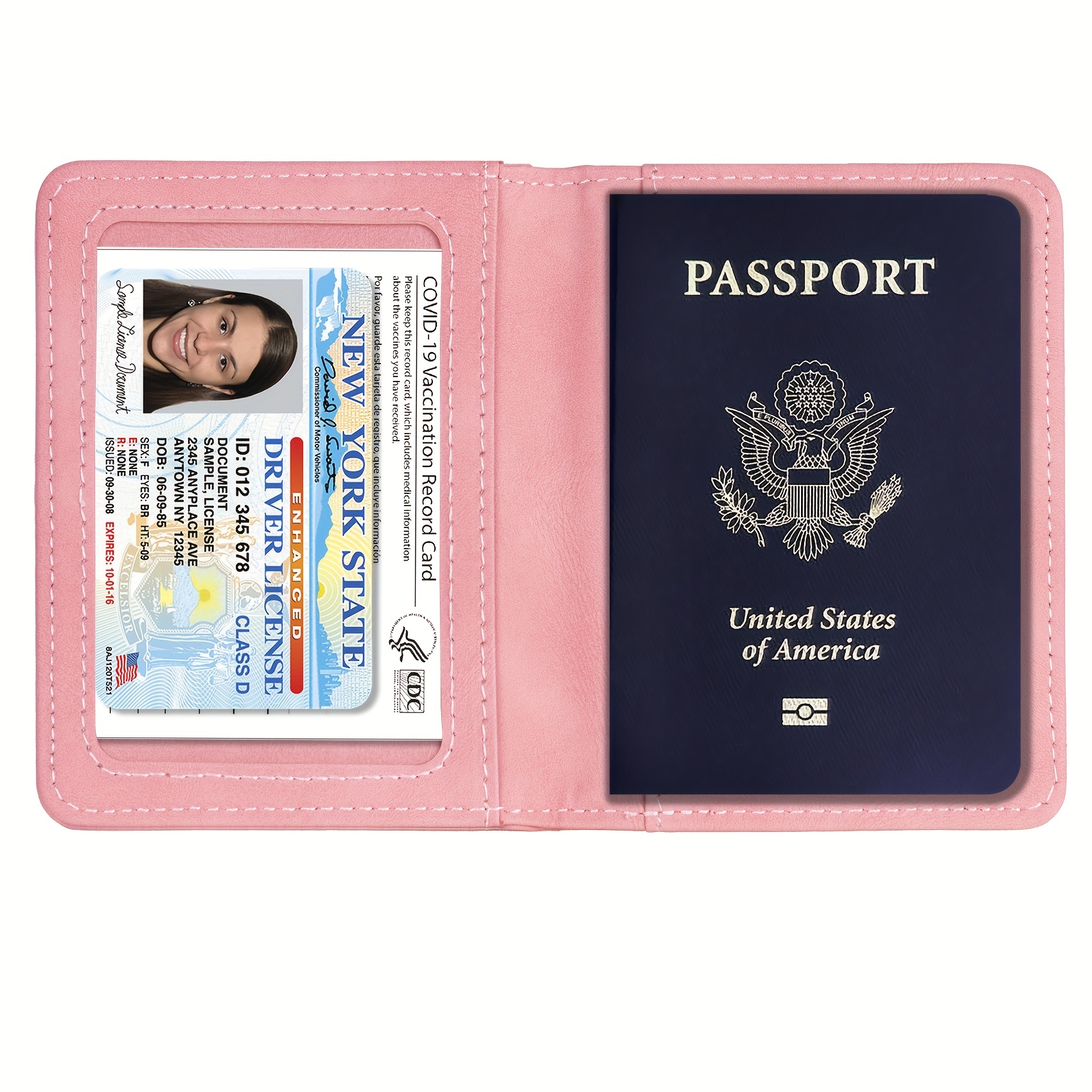 RFID Blocking Vaccine Card Passport Wallet | Royce New York