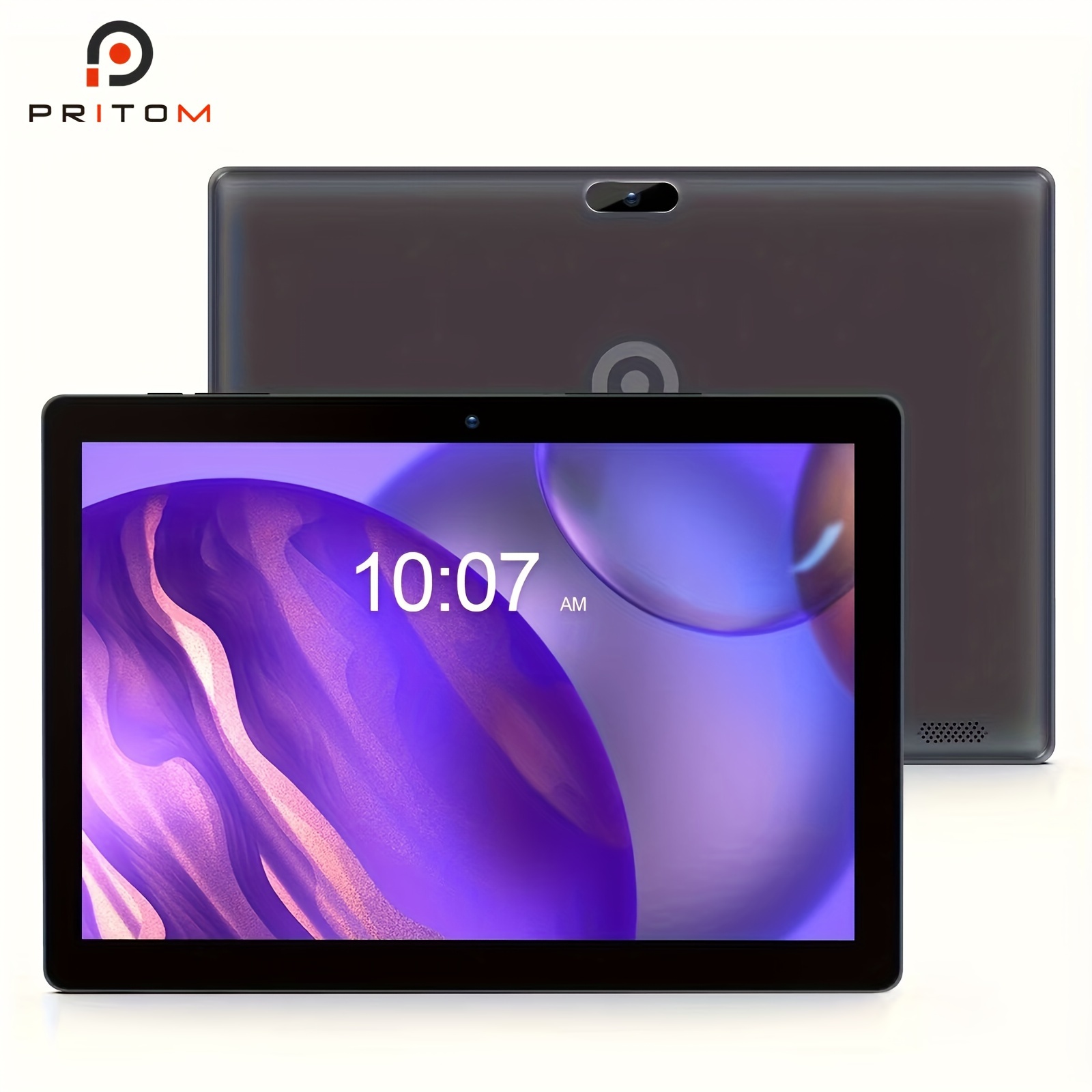 Tablet 2024 con teclado, tabletas 2 en 1 de 10 pulgadas, procesador Android  11 de cuatro núcleos de 1.8 GHz, 64 GB ROM+4 GB de RAM+512 GB de gasto