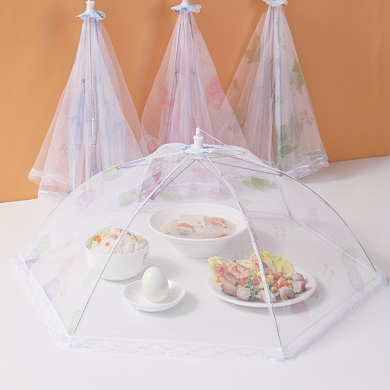 Plastic Mesh Food Cover Tent, Muticational Food Protector Covers