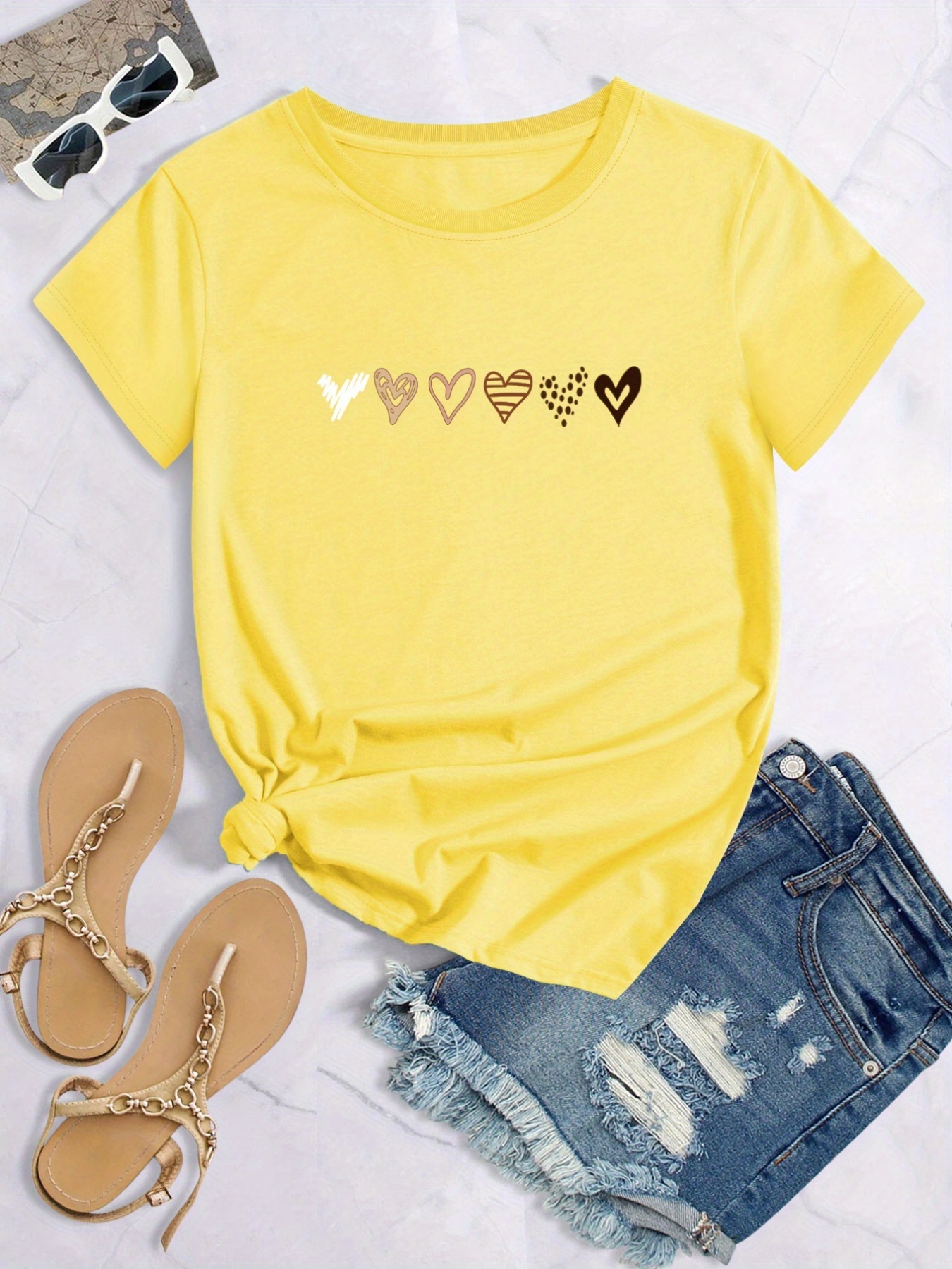 T-Shirt with a Cardioid Print