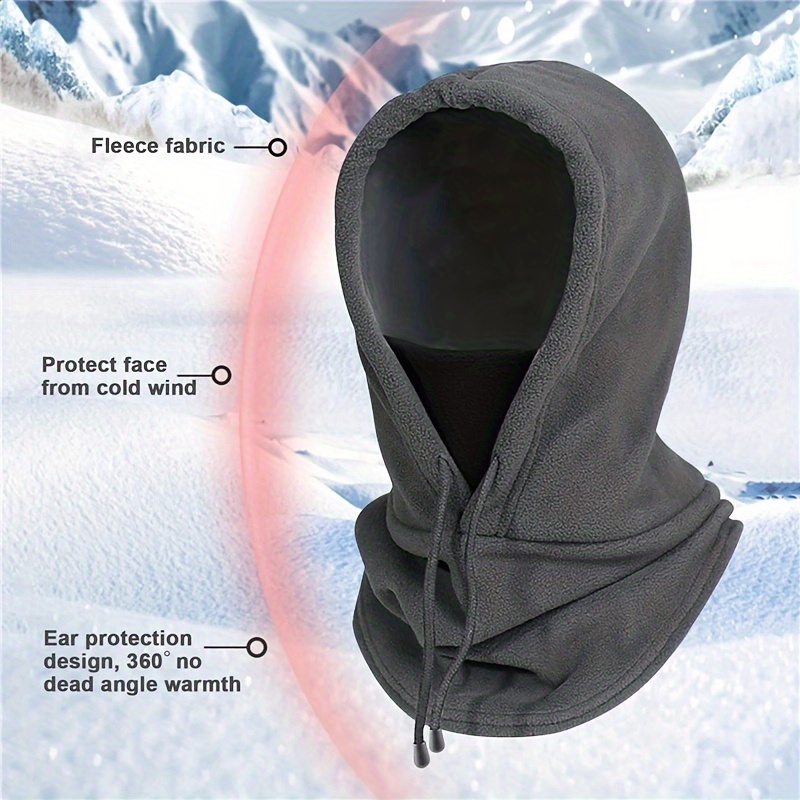 1pc Unisex Outdoor Ski Mask Polar Fleece Balaclavas Hood Stay Warm  Protected Winter Ideal Choice Gifts - Jewelry & Accessories - Temu