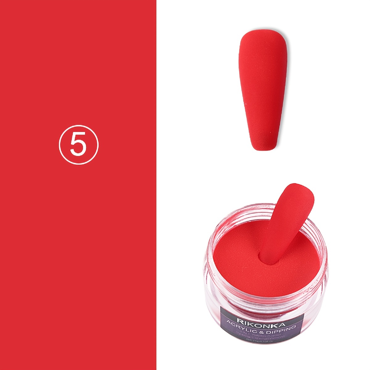 LIMITED EDITION: 50G FESTIVE RED ACRYLIC POWDER