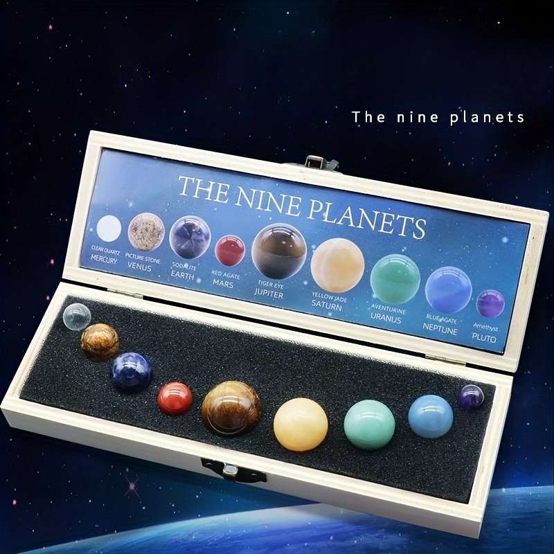 9pcs Simulation The Solar System Plastic Cosmic Planet Universe
