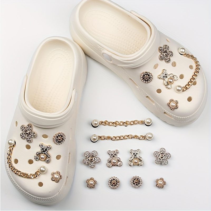crocs with chanel charm shoes