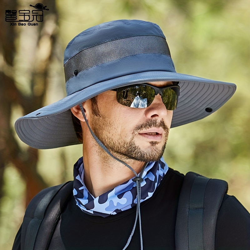 Outdoor Uv Protection Bucket Hat Breathable Waterproof - Temu