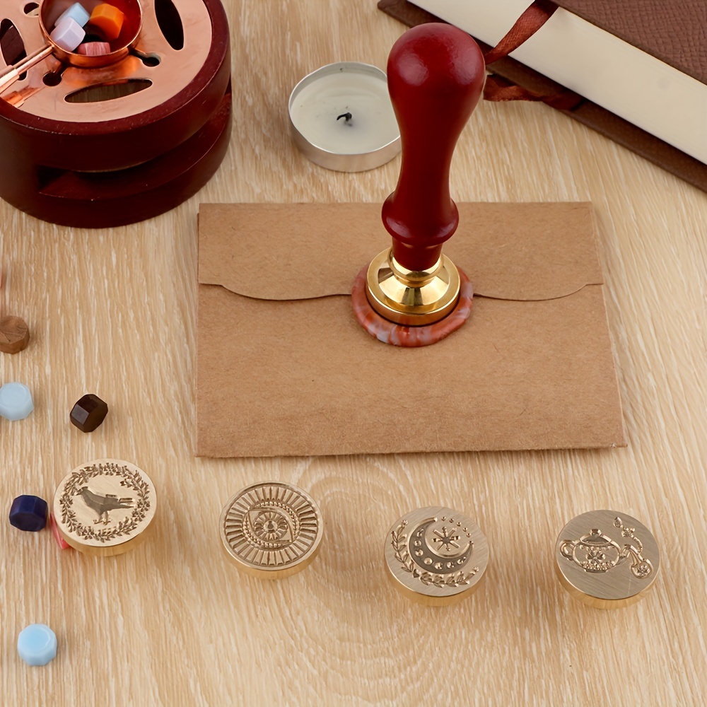 Teapot Cup Wax Seal Stamp Head Embossing Sealing Stamp Head - Temu