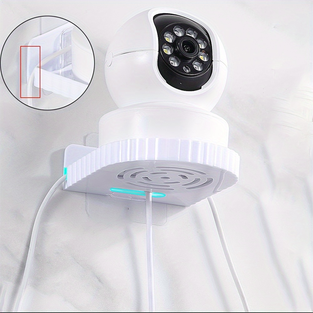 Adhesive Monitor Floating Shelf For Security Cameras And Baby