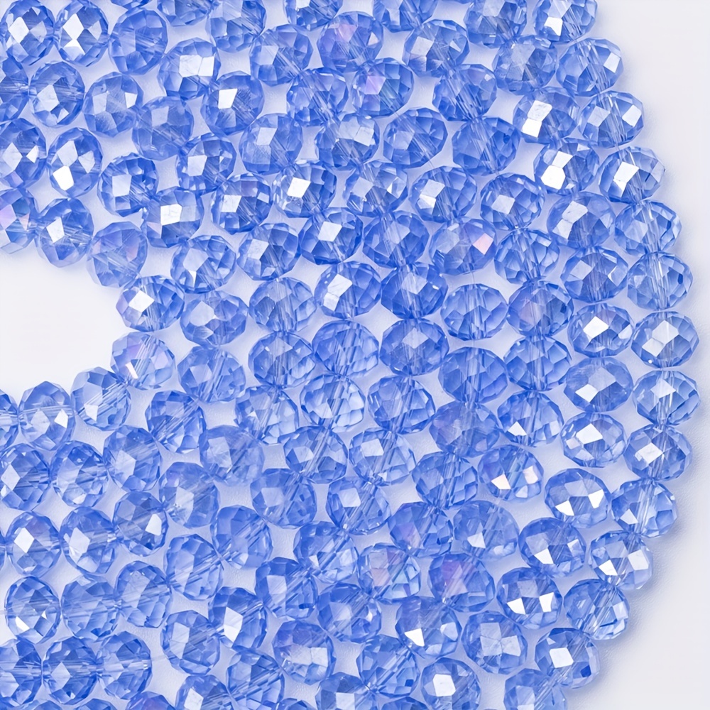 Artificial Crystal Flat Glass Beads Jewelry Making Diy Temu Canada