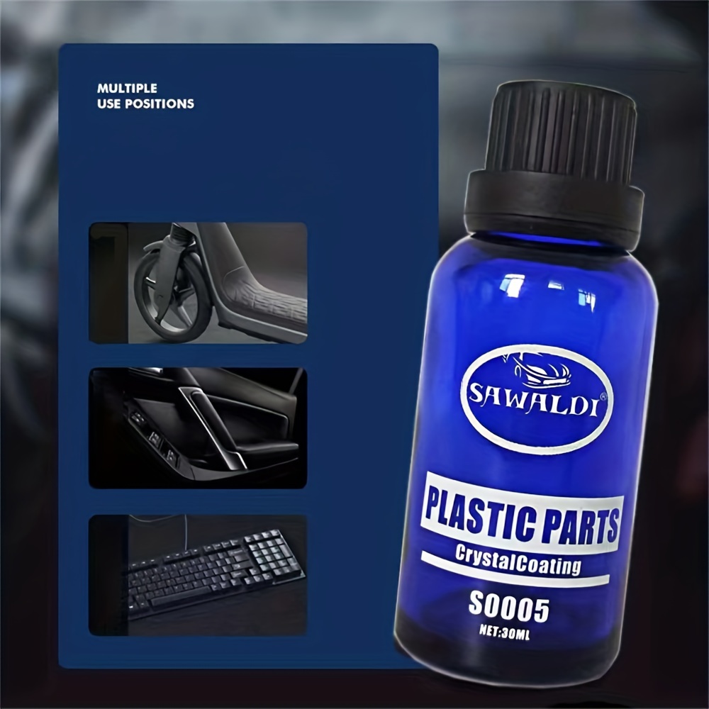 Car Plastic Parts Plating Crystal Repair Liquid Black Car - Temu