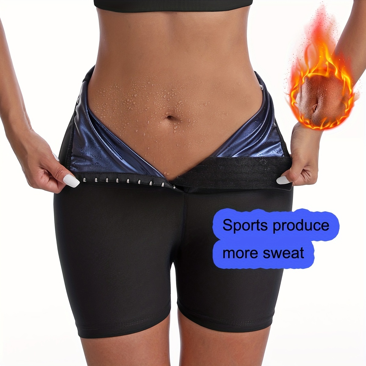 New Body Shaper Pants Women Waist Trainer Sauna Suit Sweat