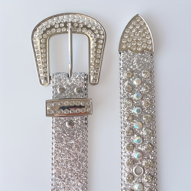 BB Belt Diamond Rhinestone Belts Fashion Luxury Crystal Studded