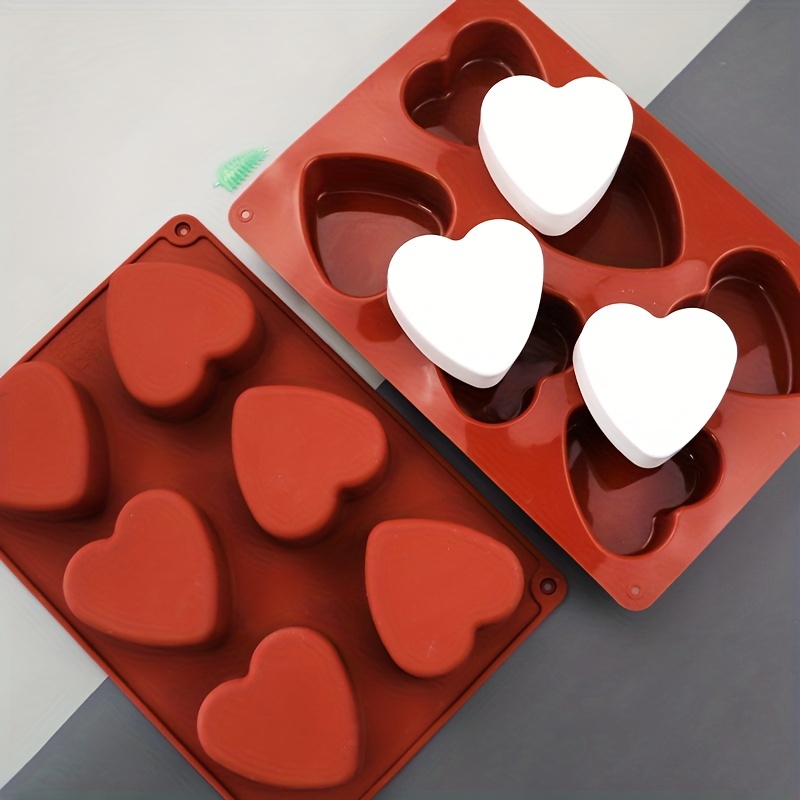  Heart Silicone Molds for Baking - Chocolate Molds Silicone Cake  Pop Molds for Baking Non Stick Heart Shaped Cake Pan Mousse Mold,  Cheesecake Mold, Ice Cream Heart Shaped Cake Valentines Day