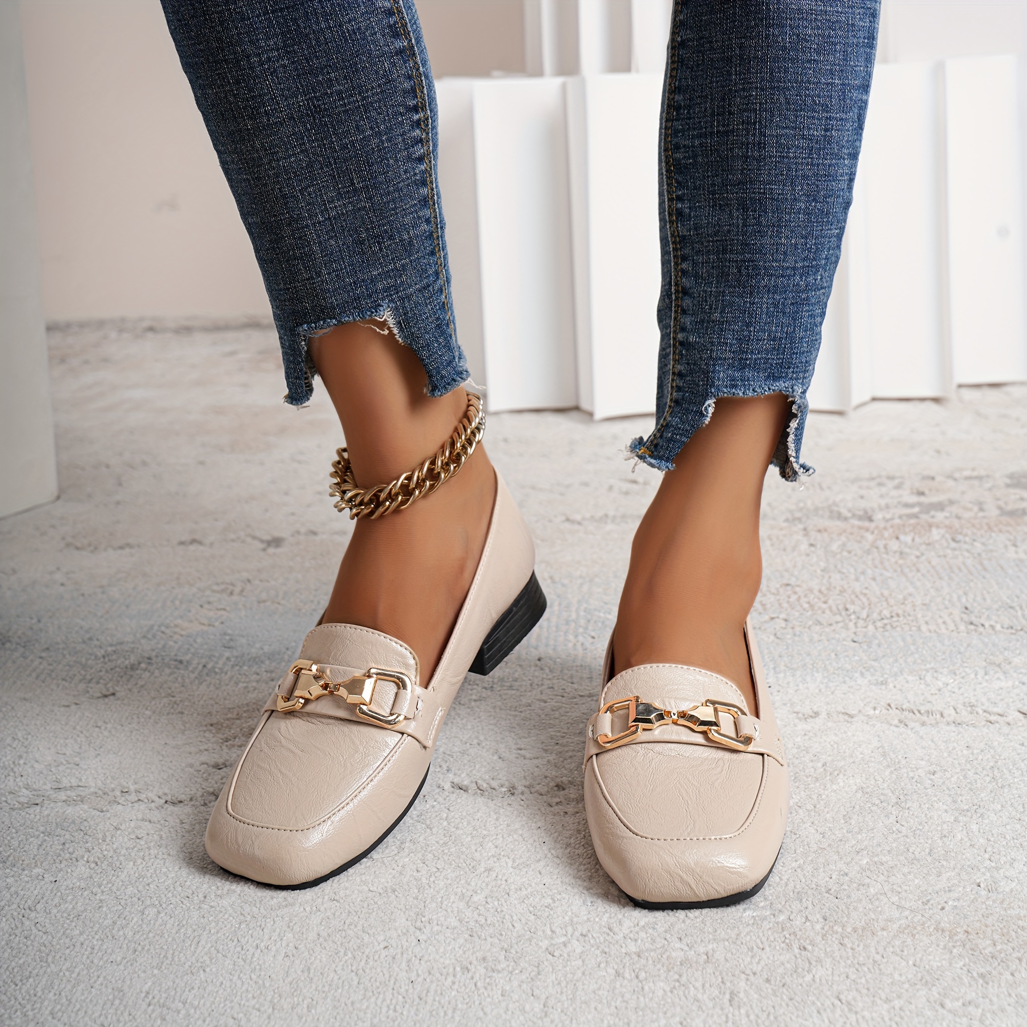 Nude on sale color loafers