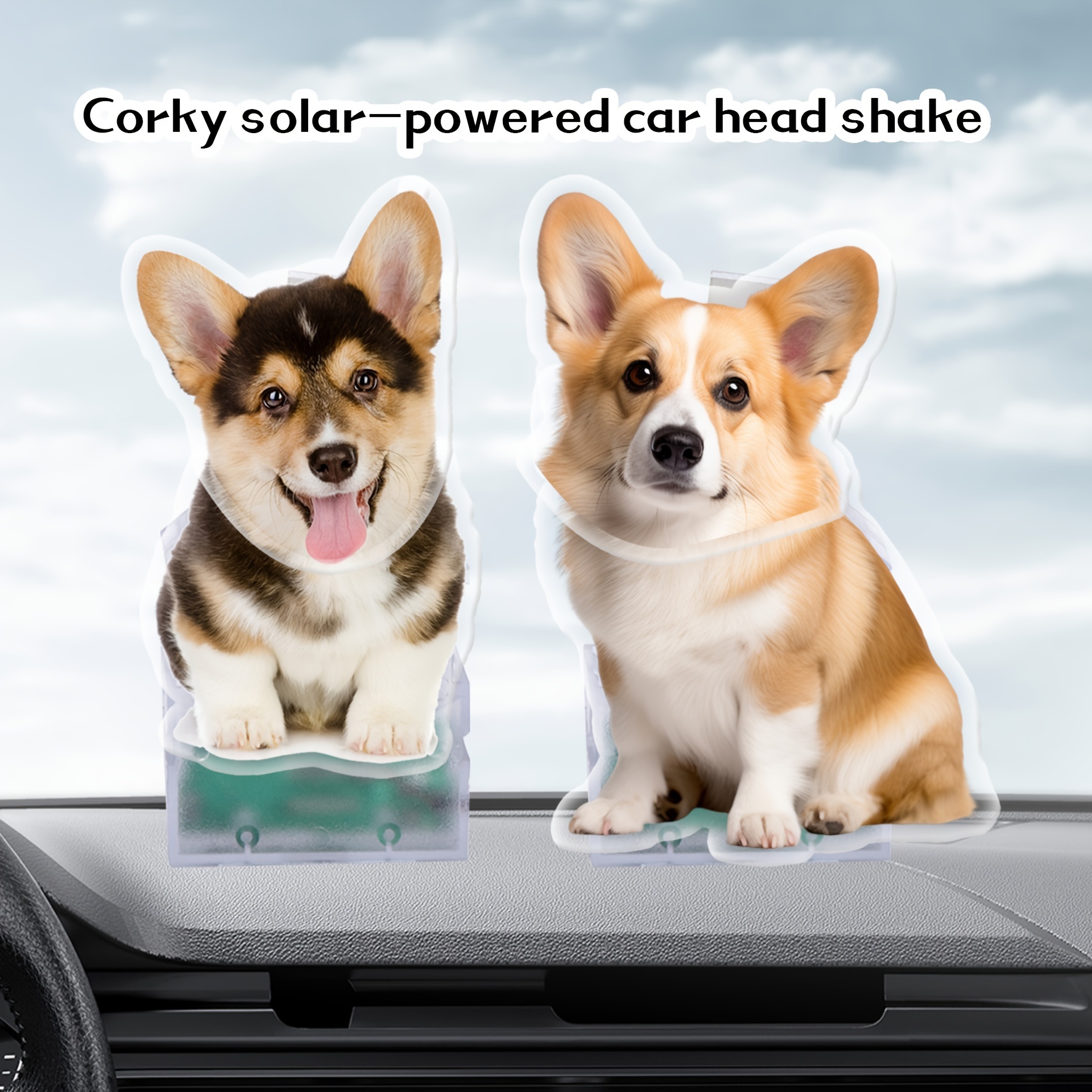 Adorable Bobble Head Dog A Perfect Dashboard Decoration - Temu United  Kingdom