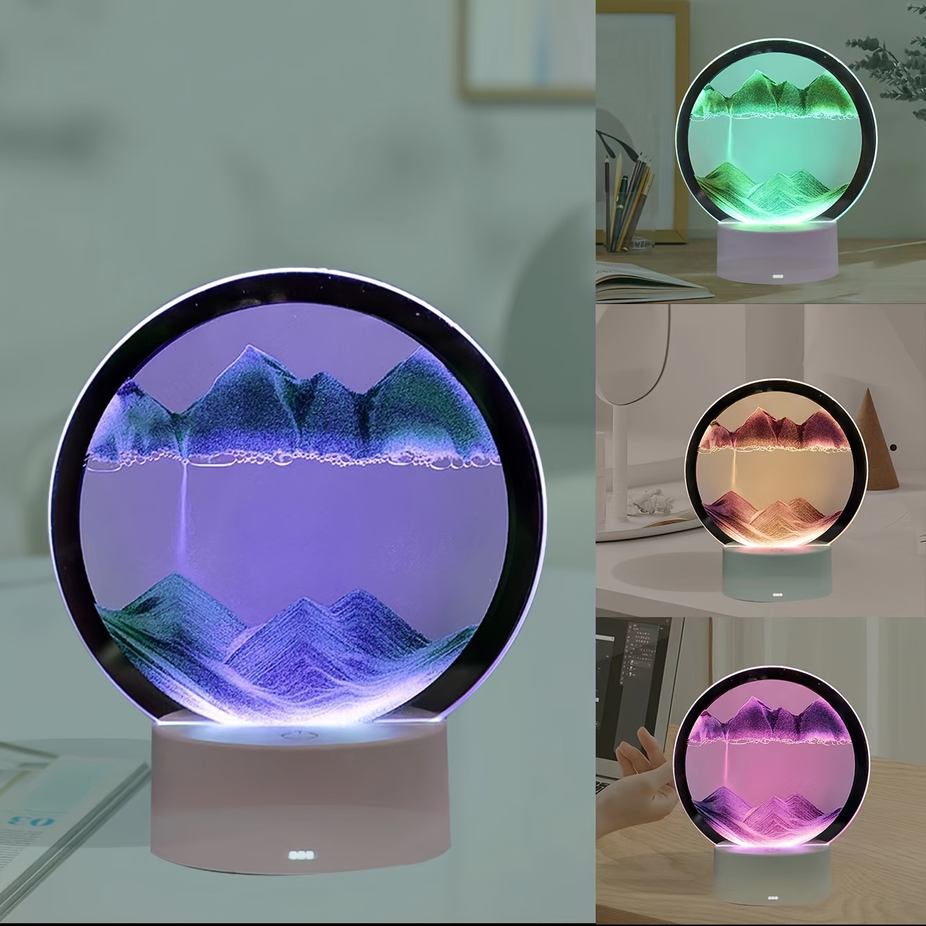 EeeToo-Veilleuse LED en Forme de Navette Spatiale, Impression 3D