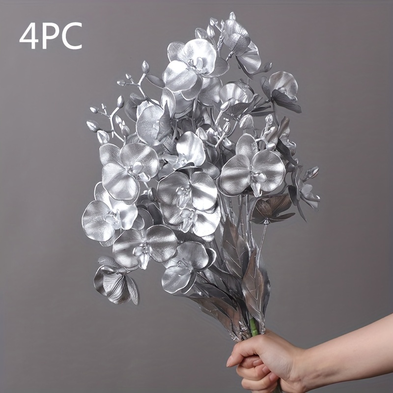 Christmas Artificial Flowers Fake Plant Branch Decor For - Temu