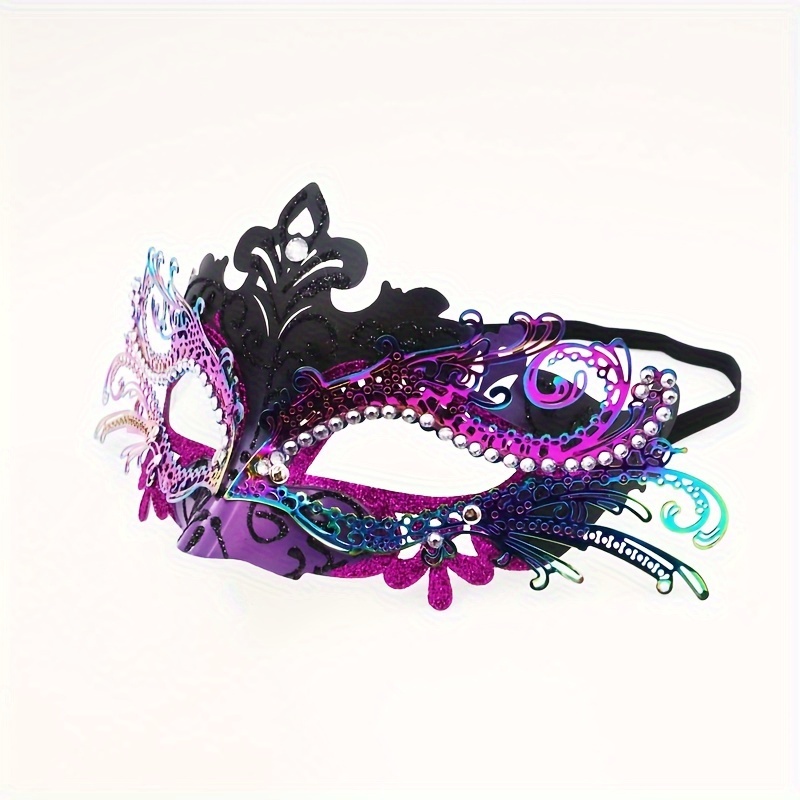 Carnival Masquerade Masks Loose Venice Carnival Masks Metal - Temu