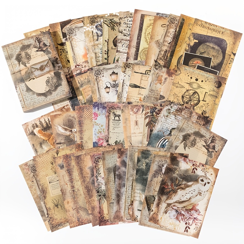 Handwritten Letters Vintage Note Stickers Paper Hand Book - Temu