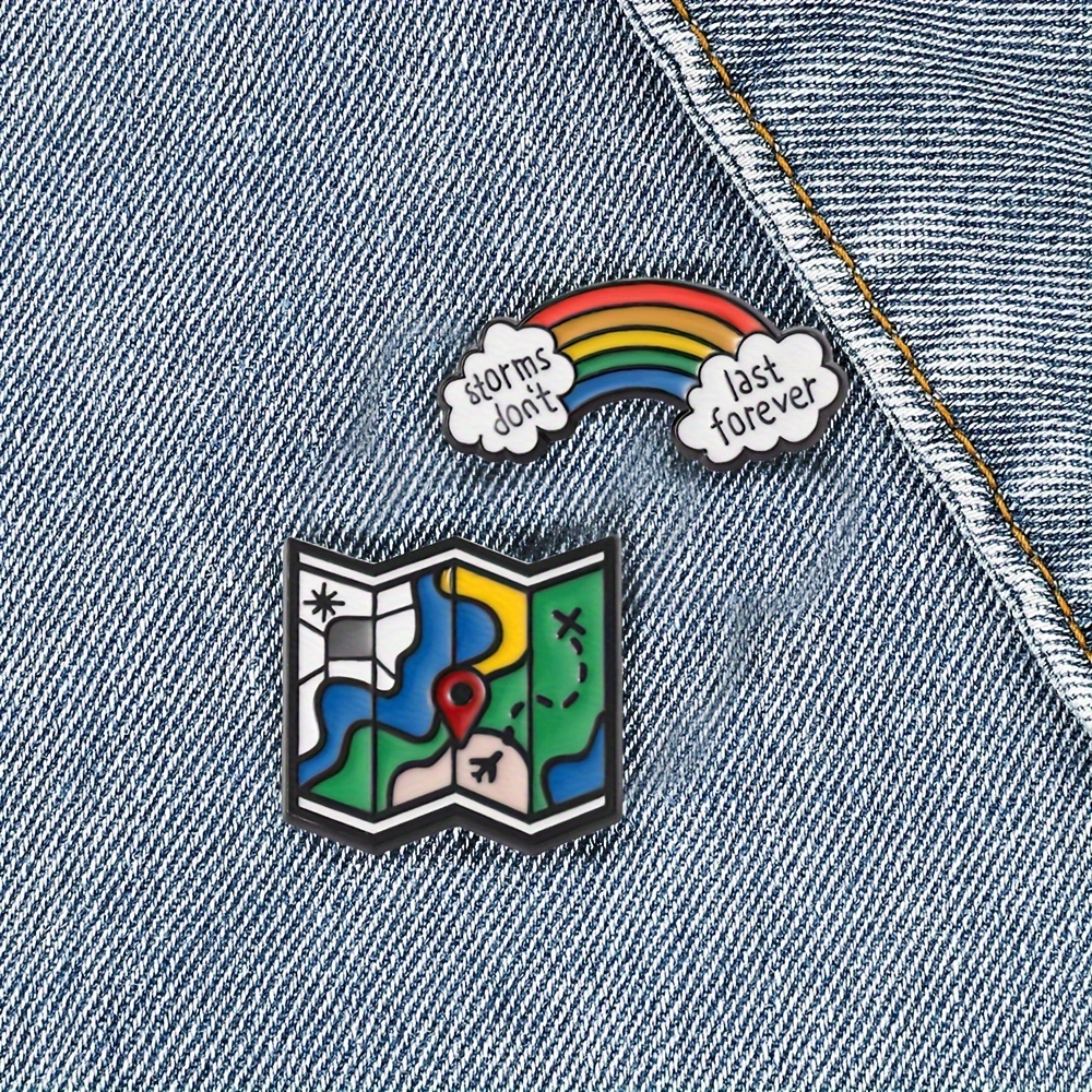 Women's Power Enamel Brooch Pin Rainbow Color Pride Month - Temu