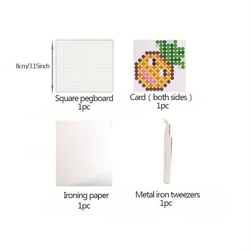 5mm with Pegboards Ironing Paper Children Gift Toy Fuse Beads Kit