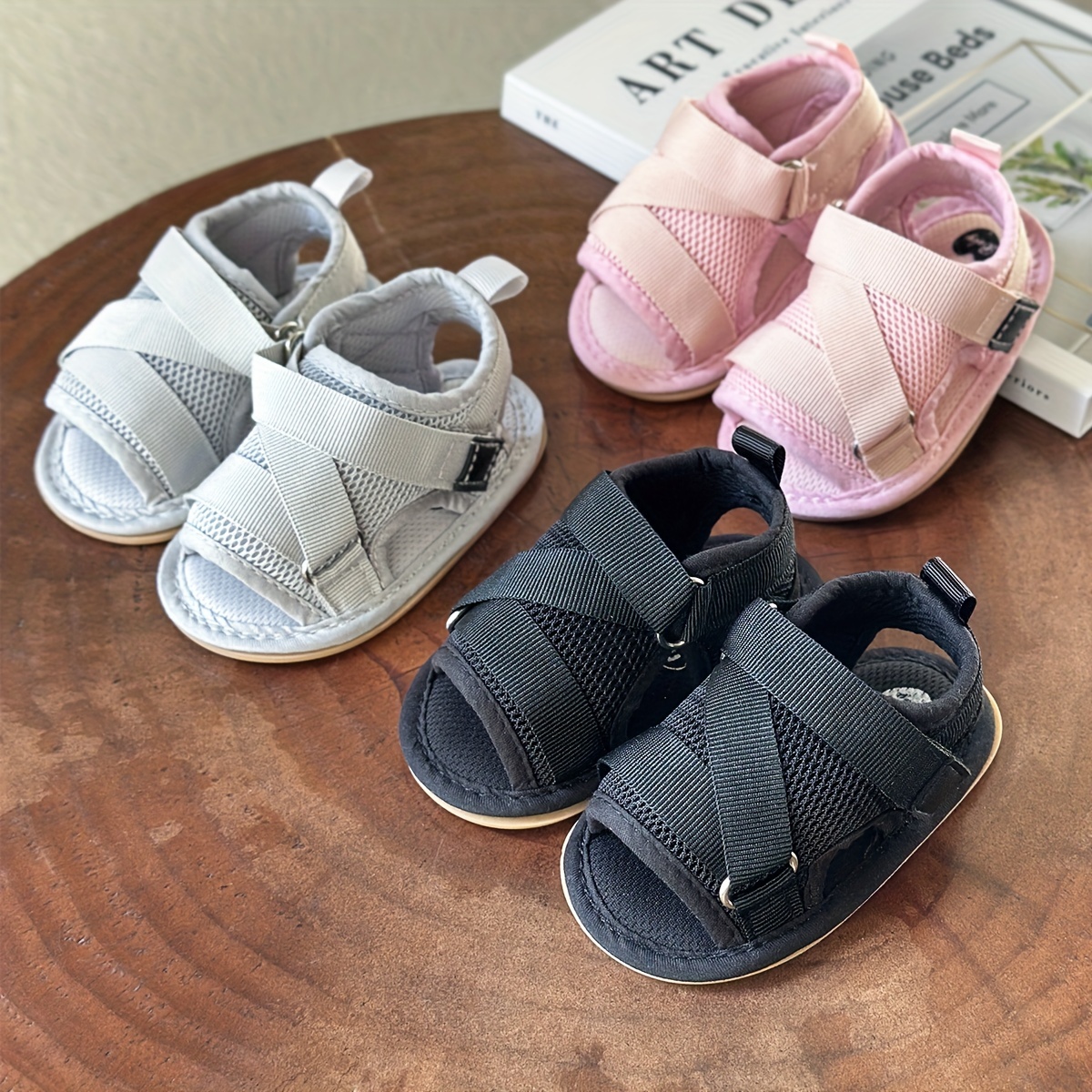 Baby Sandals Size 0-6 Months Infant Baby Girls Boys Summer Sandals Premium  First Walking Shoes Newborn Crib Sandal Toddler Flats First Walker Shoes  Outdoor Beach Shoes 1#Black: Amazon.co.uk: Fashion