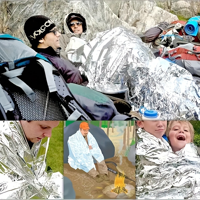 Outdoor Emergency Insulation Blanket Coldproof Warm First - Temu