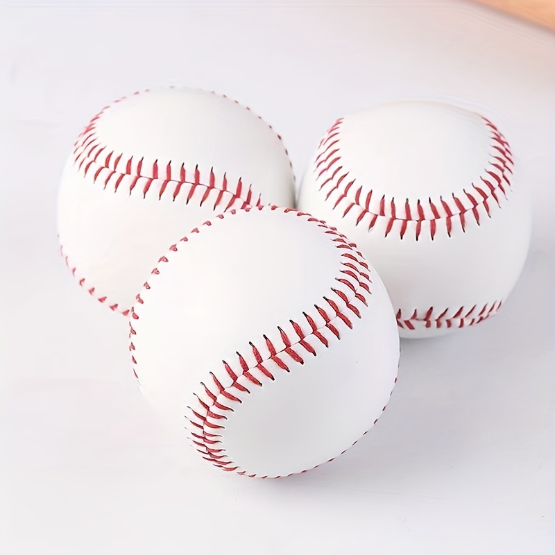 12PCS Sport Training Baseball Elastic PU Foam Base Balls Softball Ball New  White