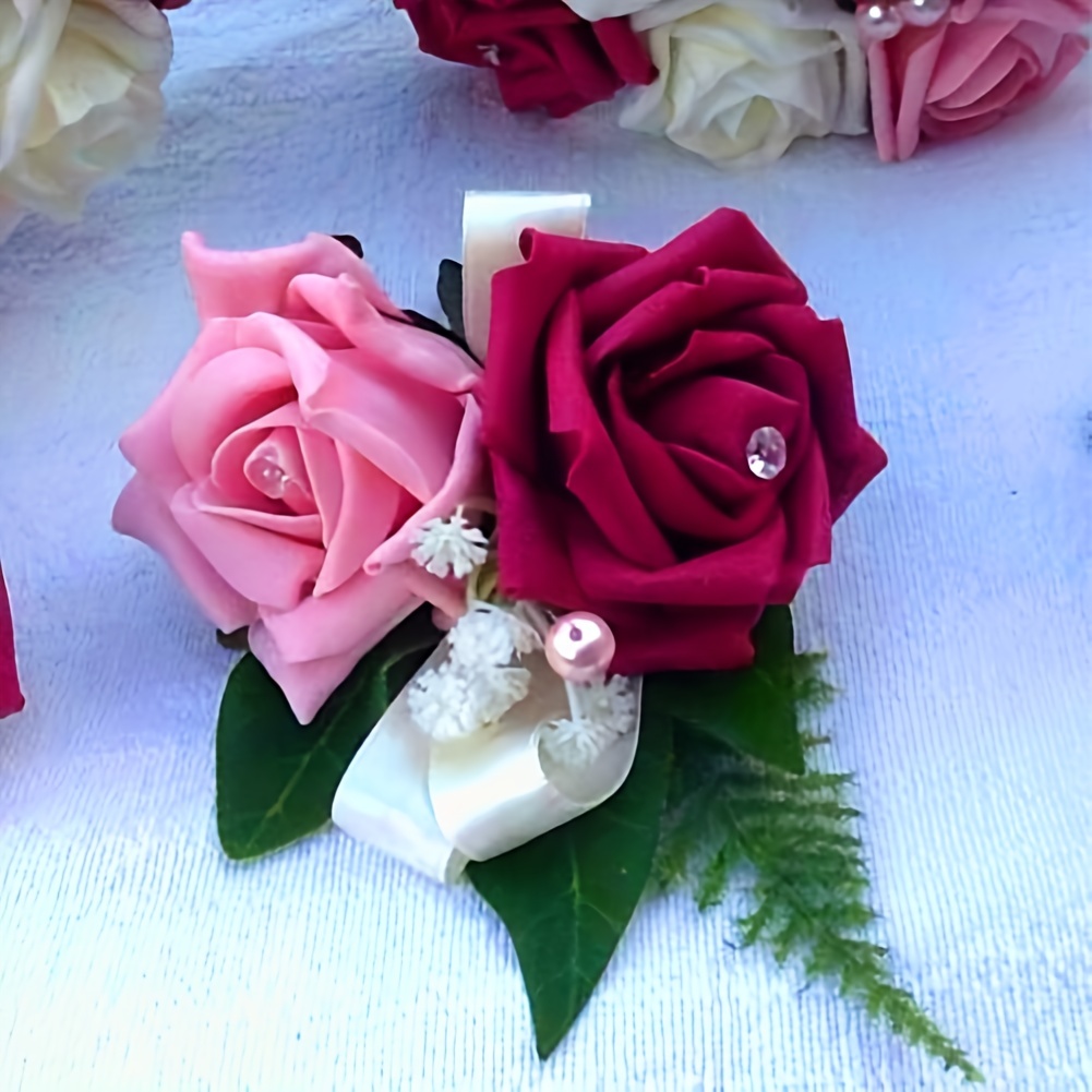 Flower Bouquet Teardrop Pearl Boutonniere Pins for Wedding Florist Dec –  BBJ WRAPS