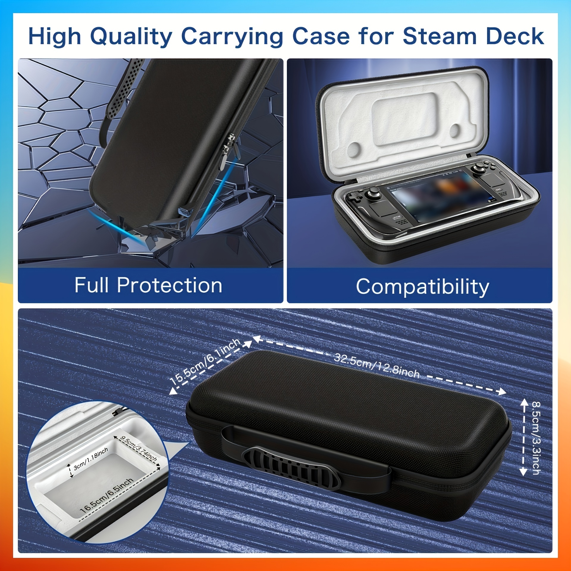 Estuche Con Soporte Para Steam Deck: Accesorio Protector Y - Temu Mexico