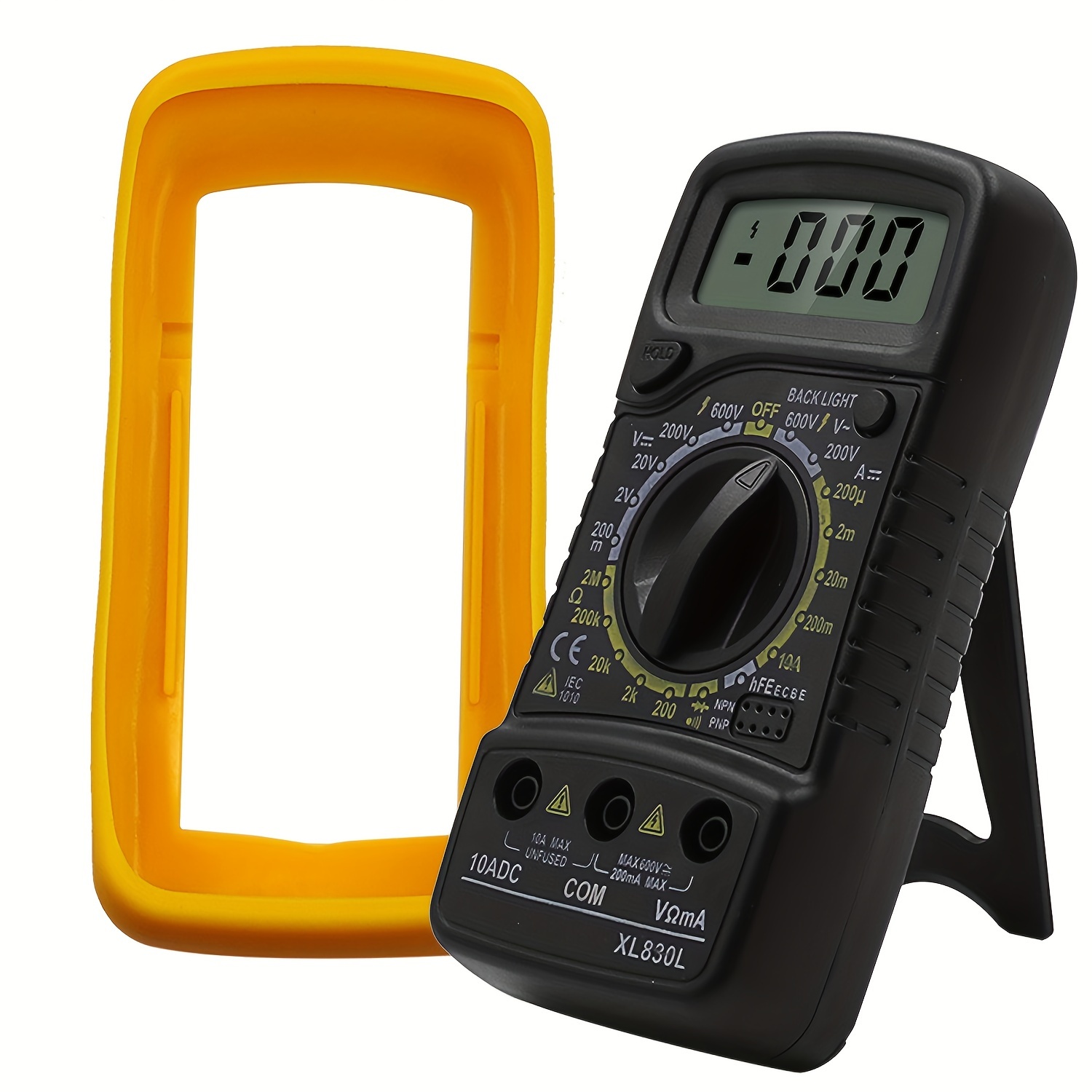 Portable Digital Multimeter Volt Meter Ohmmeter Ohm Volt Amp Test