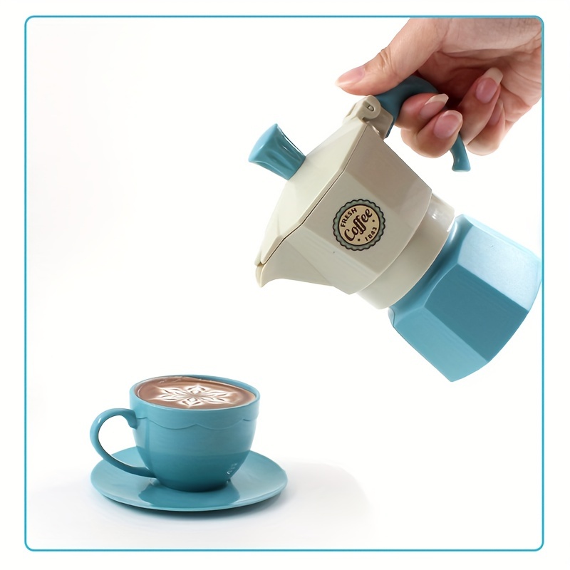 Kids Coffee Machine Snack Afternoon Tea Toy Set DIY Toys