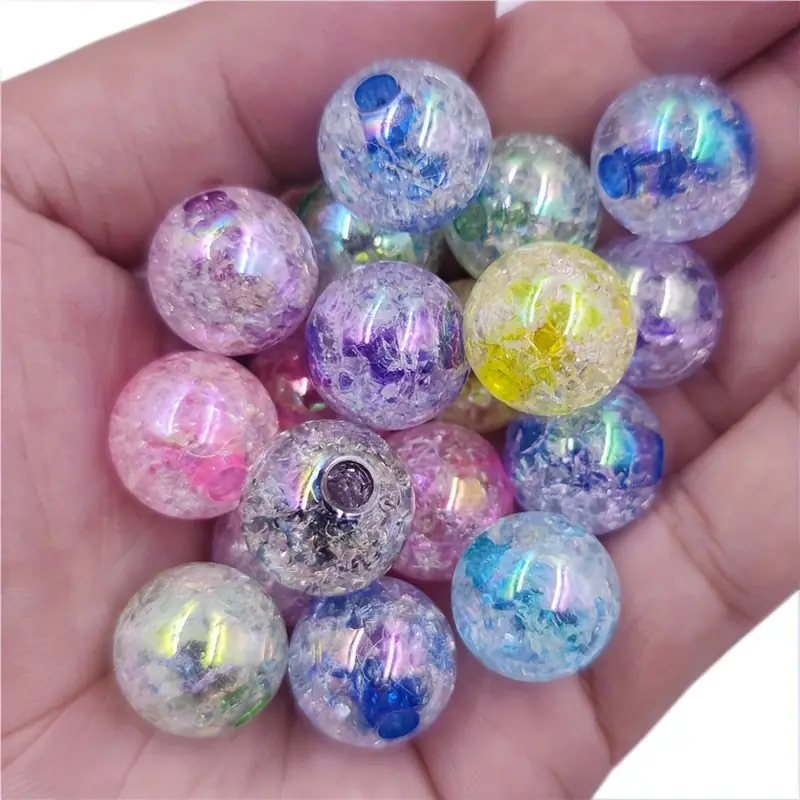Per Pack Solid Multicolor Round Beads For Jewelry Making - Temu