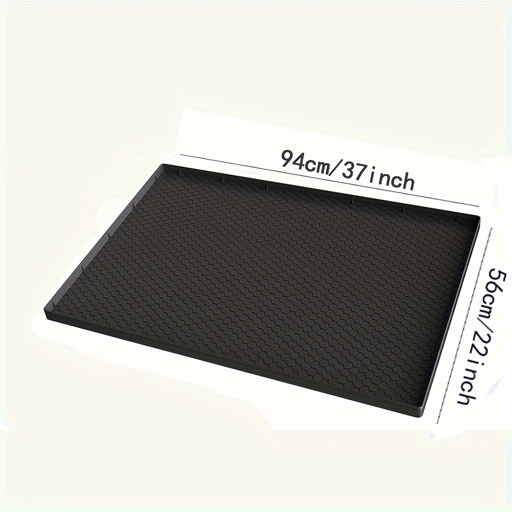 Under Sink Mat For Kitchen Cabinet Silicone Waterproof Mat - Temu