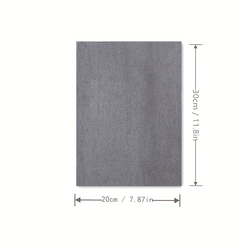 1pc Gray Super Absorbent Magic Cleaning Cloth (30*30cm) For Kitchen,  Dishes, And Household Cleaning