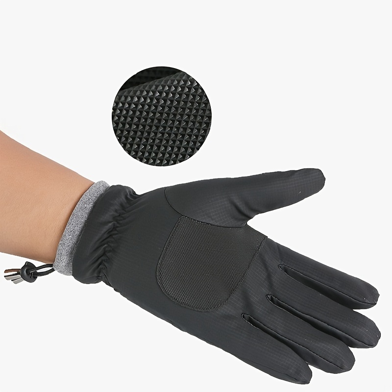 Plush Thickened Winter Gloves Windproof Waterproof Warm Touch Screen Gloves